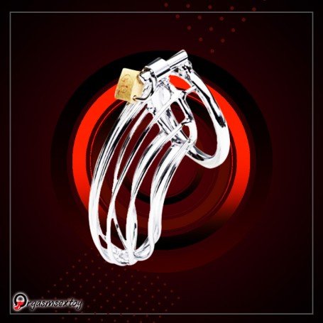 Stainless Steel Iron Wire Male Chastity Lock BDSM-016