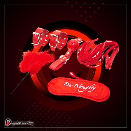 BDSM SEX KIT Bracelet+Whip+Goggles+Feather+Mouth Ball GagBDSM-001