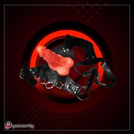 Vibrating Realistic Straps On Dildo SO-017