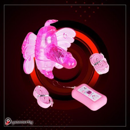 Butterfly Remote Control Strap On Vibrator SO-009