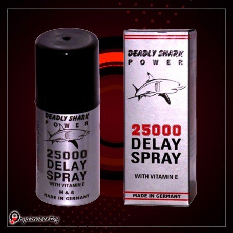 Deadly Shark 25000 Delay Spray for Men with Vitamin E DTZ-007
