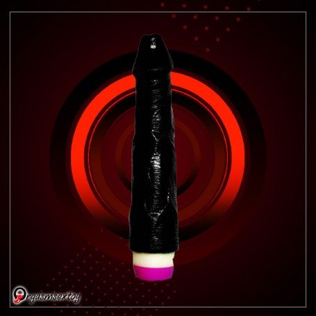 Super Natural Black Silicone Realistic Vibrator RSV-011