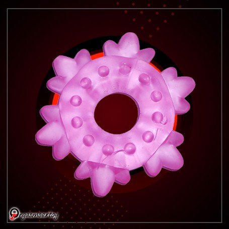 Heavy Cock Ring-Ice Flower CR-006