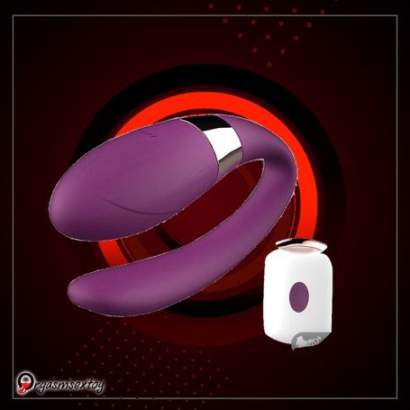 Wearable U Shape Remote Control Clitoris Luxury Vibrator LXV-030