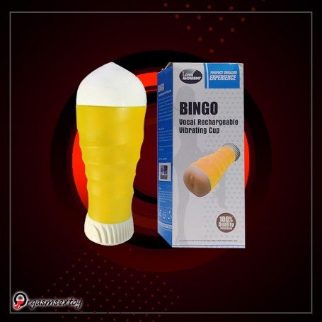 Bingo Vocal Rechargeable Vibrating Cup MS-059